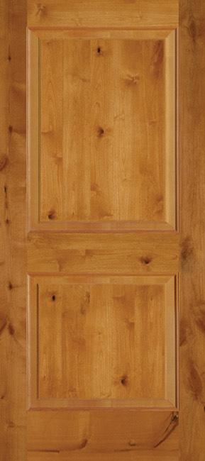 7282WLO Knotty Alder exterior wood door in knotty alder