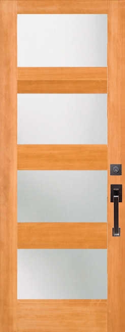 7404-8 Satin Etch exterior wood door in douglas fir