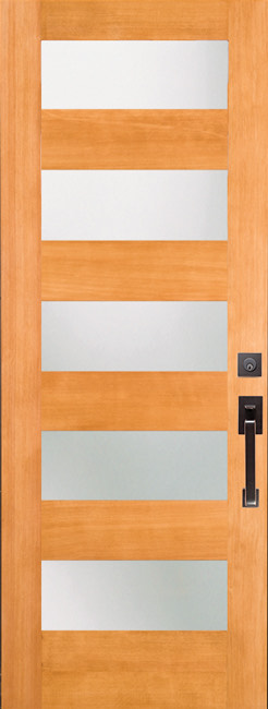 7405-8 Satin Etch exterior wood door in douglas fir
