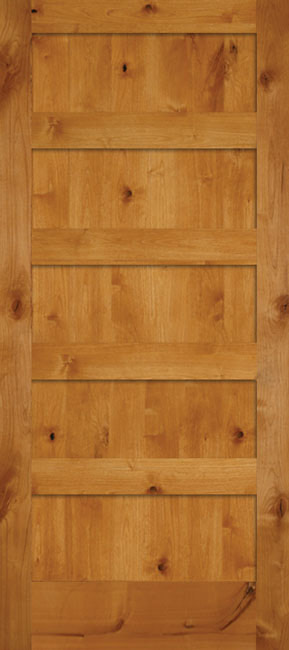 755 Knotty Alder exterior wood door in knotty alder
