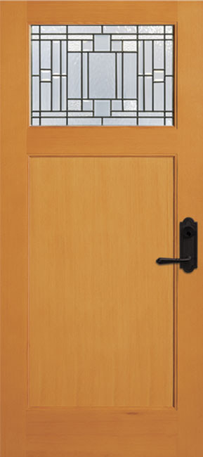 6984 Fir exterior wood door in douglas fir